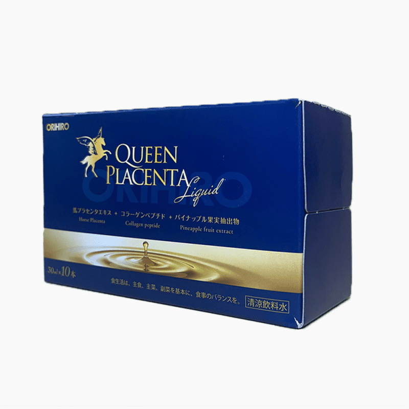 Nước uống nhau thai ngựa Queen Placenta Liquid Orihiro 10 chai
