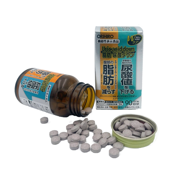 Uống 2 viên giảm acid uric Orihiro mỗi ngày