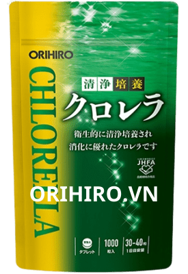 Tảo lục Chlorella Orihiro là sản phẩm nuôi cấy sạch