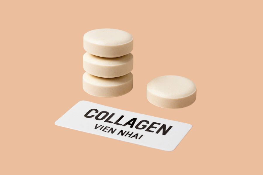 Collagen viên nhai tiện lợi, được so sánh nhiều khi chọn nên uống collagen nước hay viên nhai