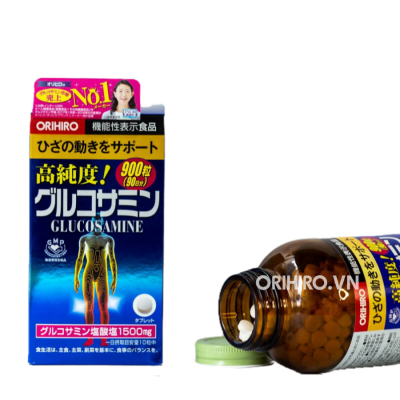 Bản nâng cấp viên uống bổ xương khớp Glucosamine Orihiro 900 viên