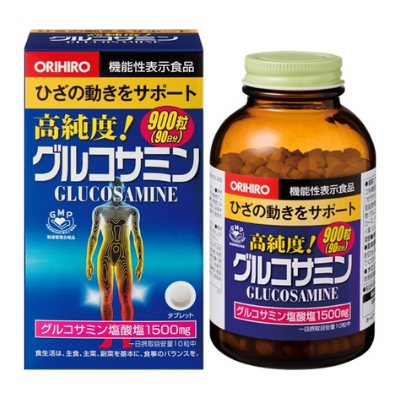 Bản nâng cấp viên uống bổ xương khớp Glucosamine Orihiro 900 viên