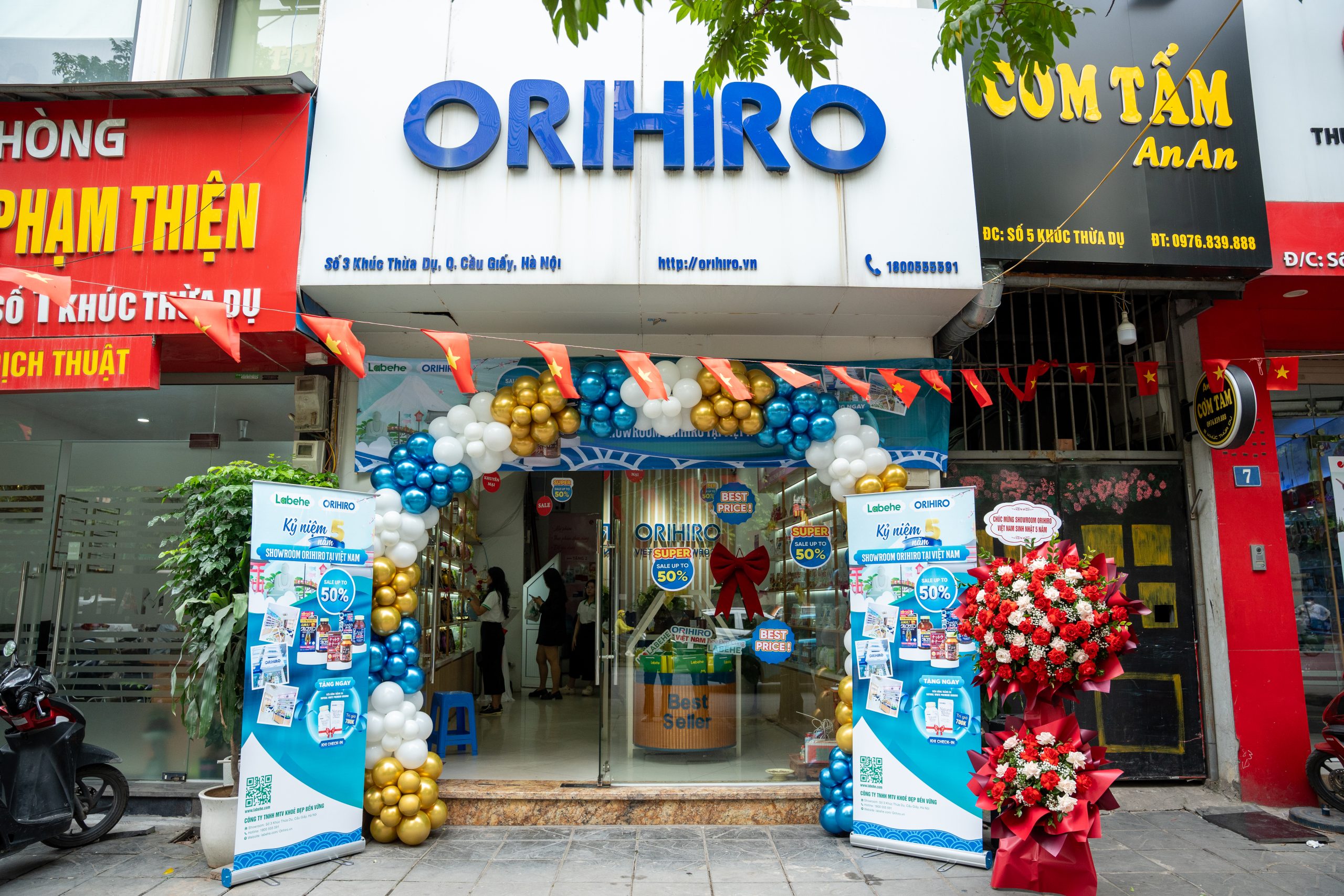 Showroom Orihiro tại số 3 Khúc Thừa Dụ, Cầu Giấy, Hà Nội. Ảnh: Labehe Việt Nam